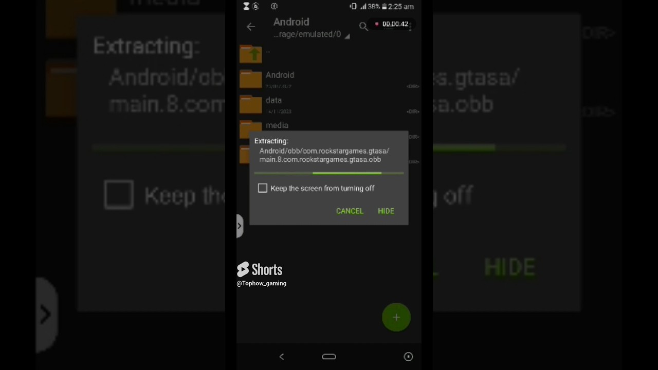 how to extract and install GTA apk+obb data file |step by stepguide
