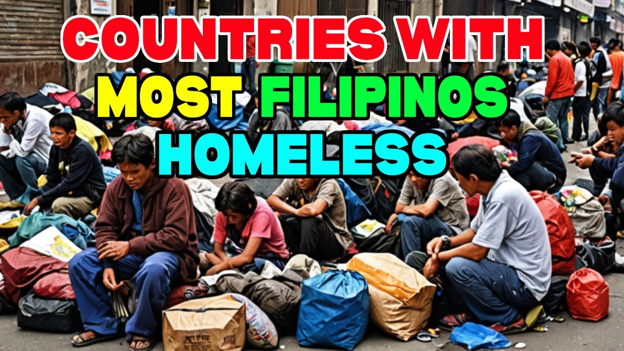 10 Countries with the Most Filipino Homeless Abroad!