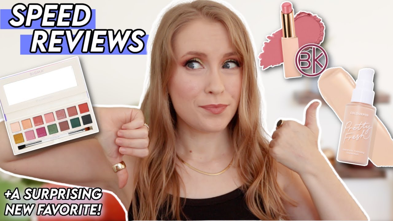 Speed Reviews & Updates // NEW BK Beauty Luxe Lipsticks, Sigma Enchanted Palette, + a Rediscovery!