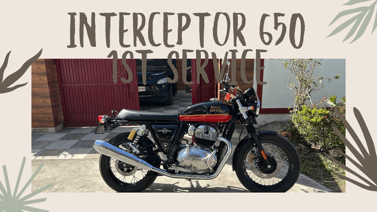 Interceptor 650 first service overview and costing | Sunset strip color | Cheap or expensive