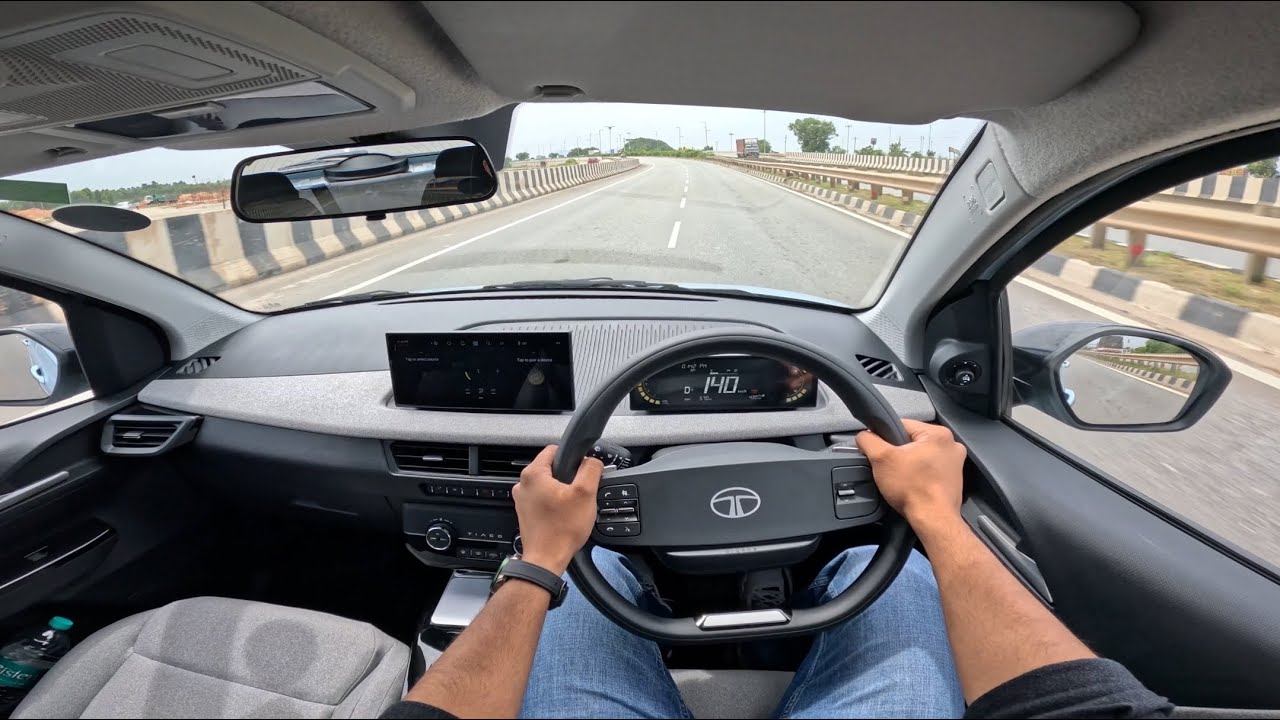 Тест производительности Tata Tiago 2026 на сжатом природном газе (СПГ) и бензине - обороты двигат...