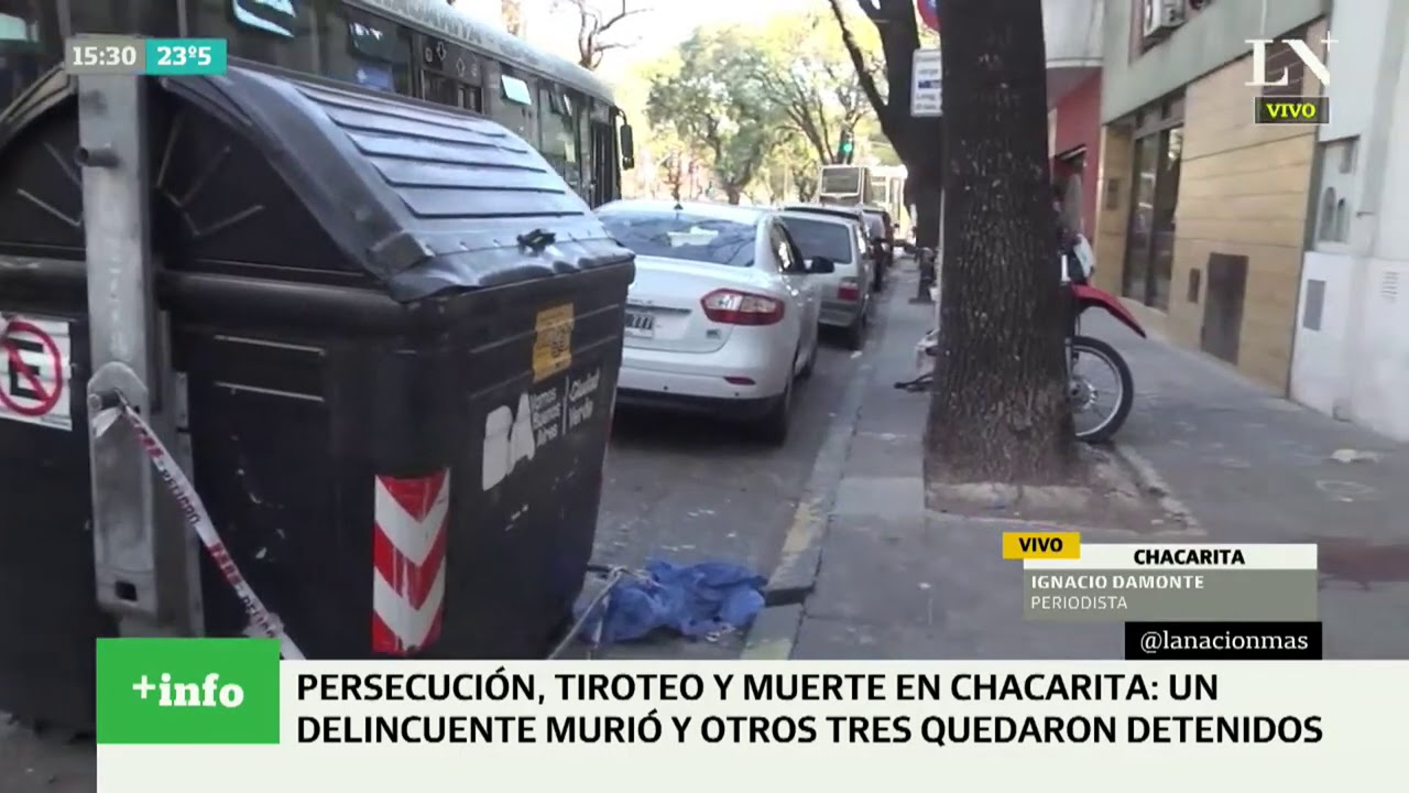 Persecución en Chacarita: un policía mató a un ladrón en un tiroteo