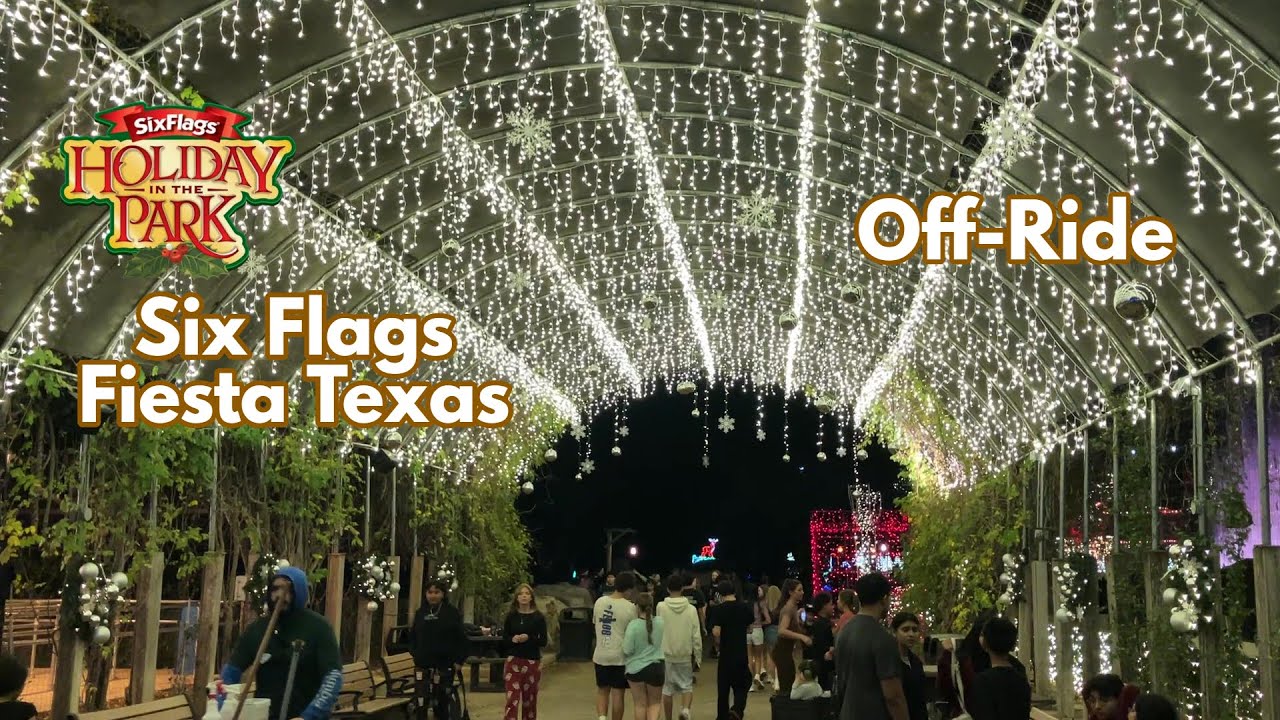 Six Flags Fiesta Texas | Off-Ride, Holiday in the Park (2025)
