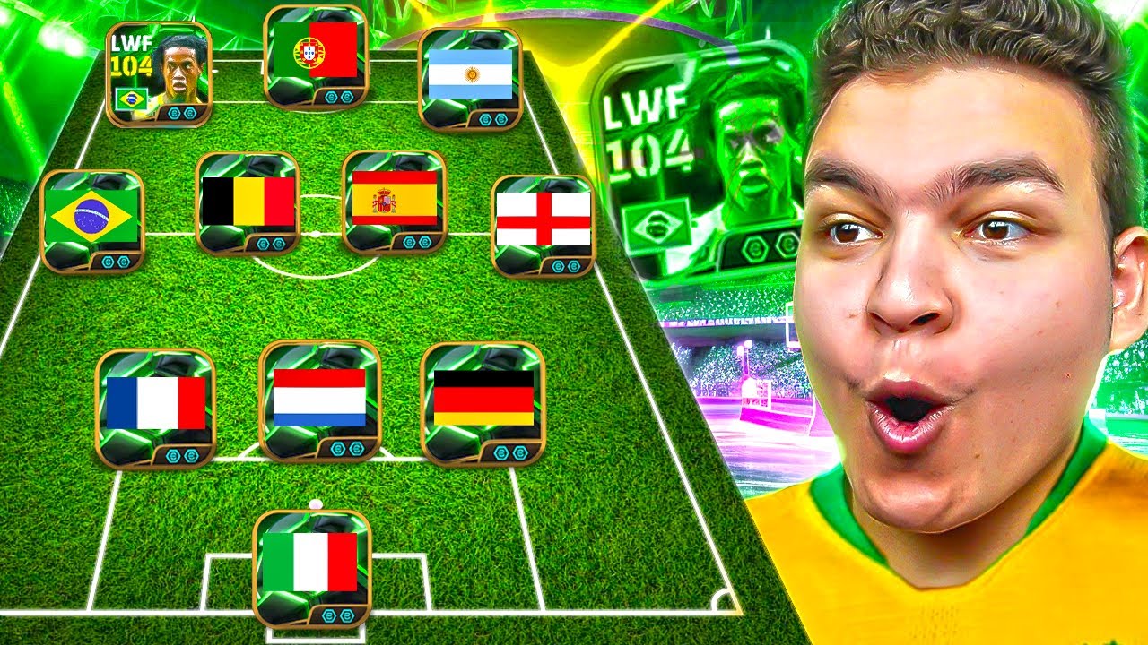 لاعب خارق من كل منتخب بقيادة رونالدينهو ال105 الجديد 🔥! EFootball 2025