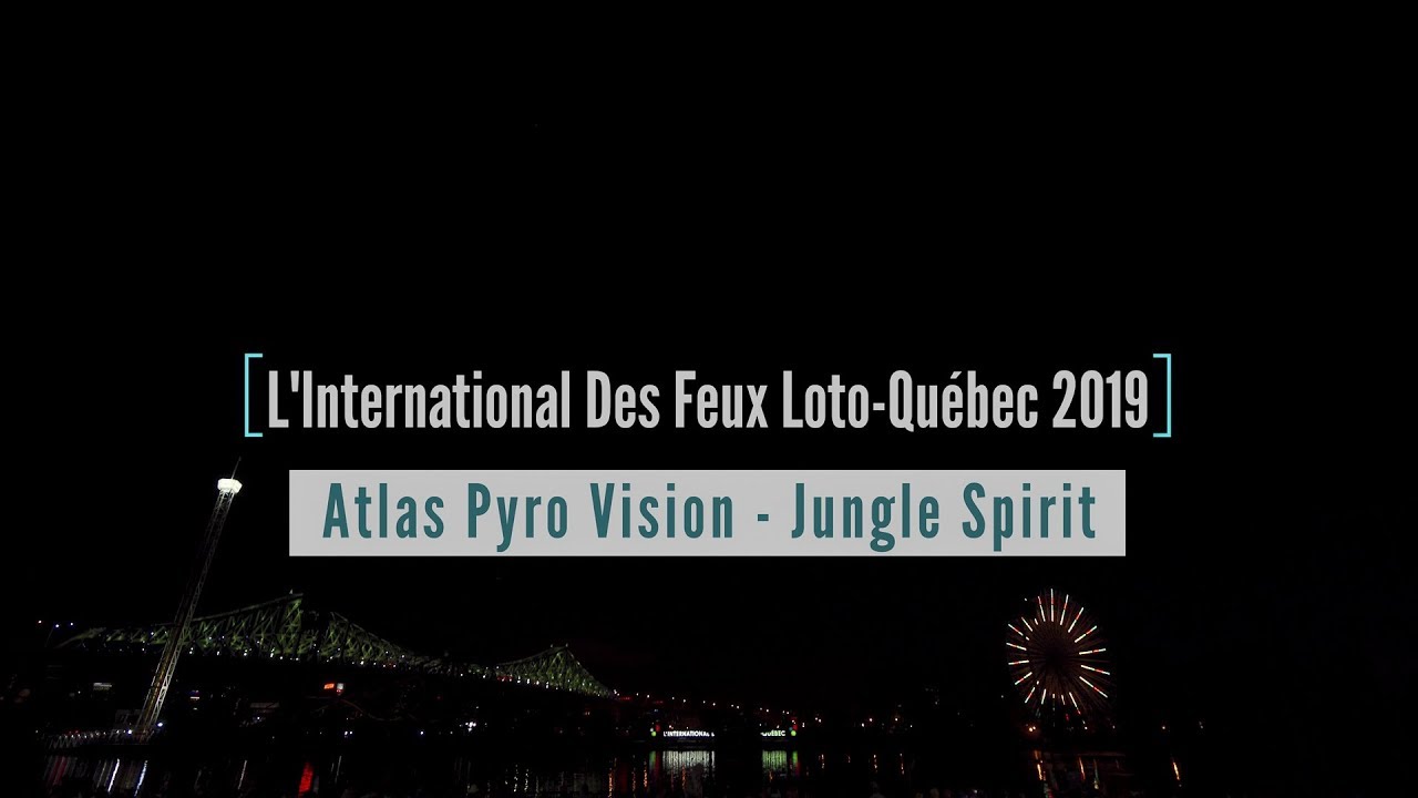 [4k] Montreal Fireworks 2019 - USA - July 17
