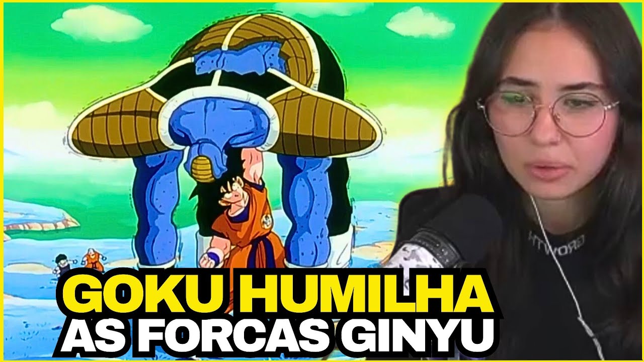 GOKU HUMILHA AS FORÇAS GINYU react MAH MOOJEN 