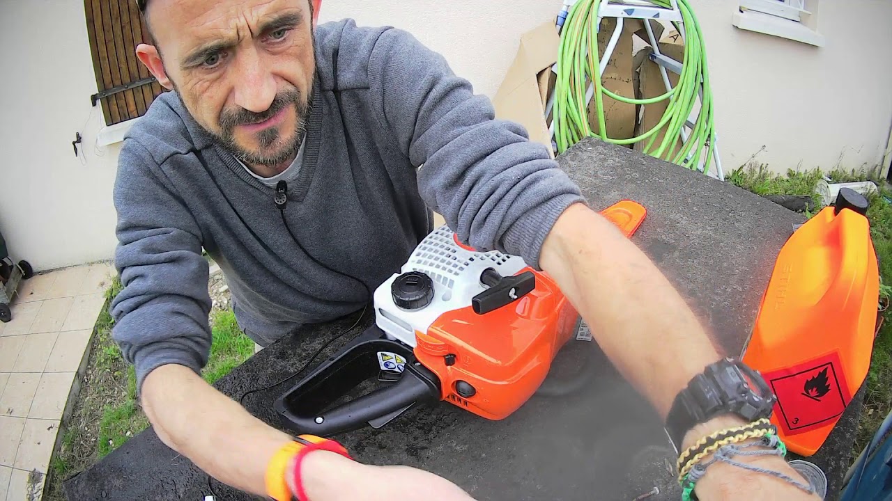 Présentation et déballage de ma nouvelle tronconneuse
