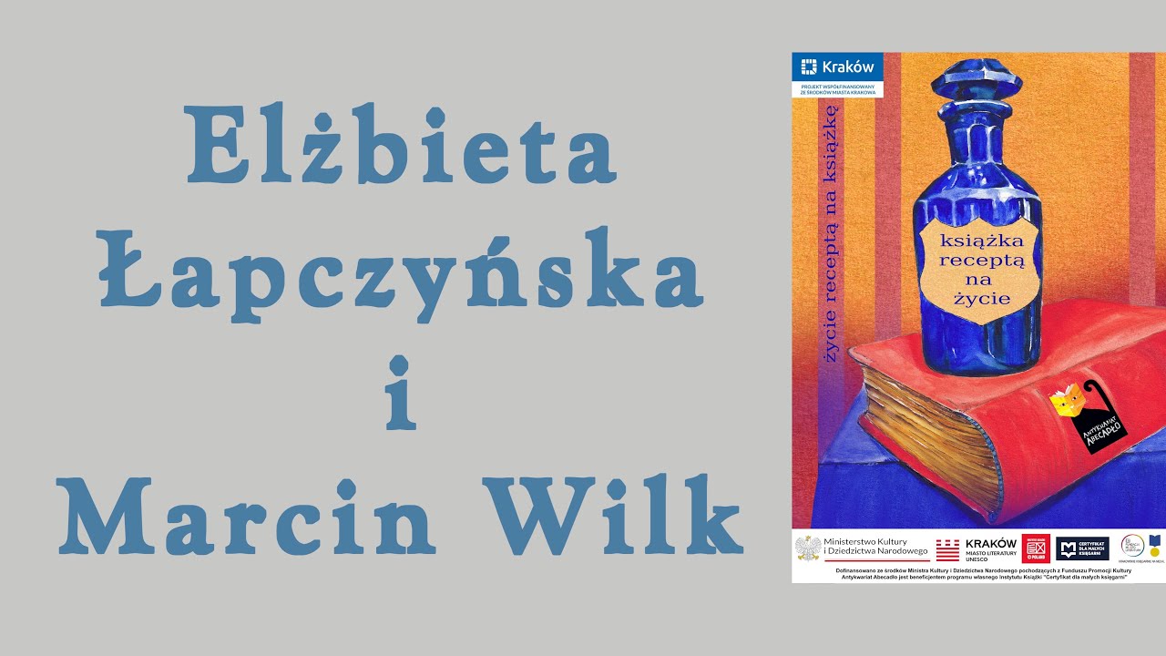 Elżbieta Łapczyńska i Marcin Wilk - Książka receptą na życie 2025 - Antykwariat Abecadło