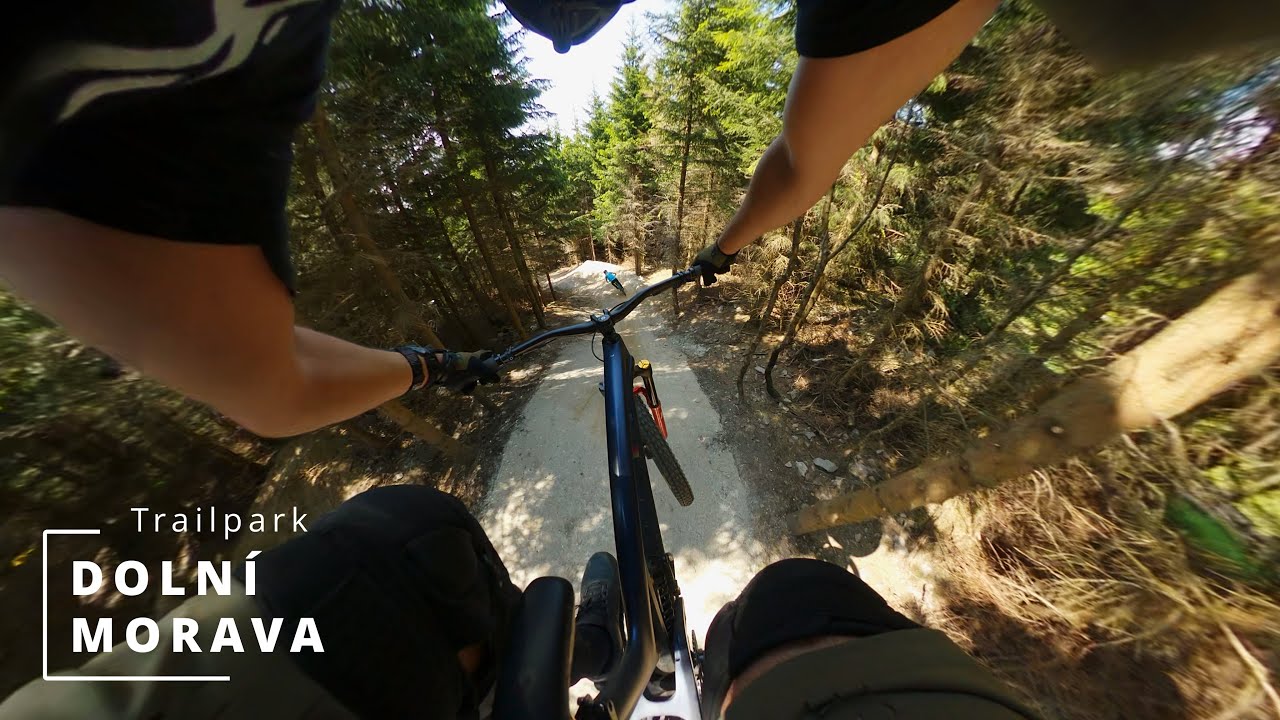 TRAILPARK DOLNÍ MORAVA - FULL FIALOVÁ DH + SESTŘIH LÍTÁNÍ Z RŮZNÝCH LAJN