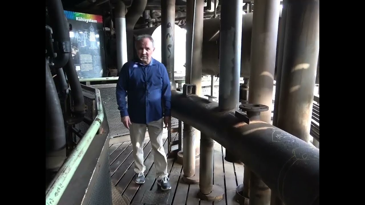 Müzeye çevrilmiş Demir çelik fabrikası. Duisburg 