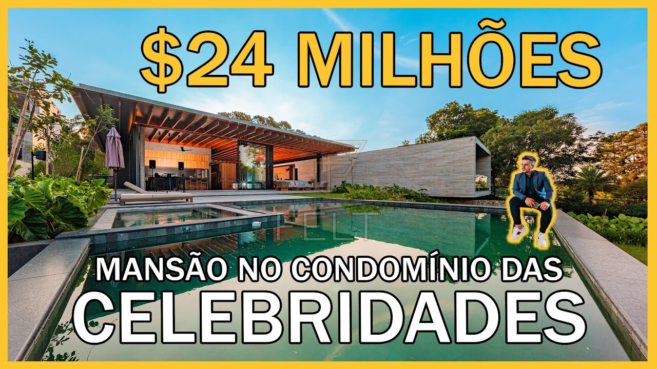 MANSÃO DE R$24.000.000,00 NA GRANJA VIANA - CASA NO MESMO CONDOMINIO DA BOCA ROSA