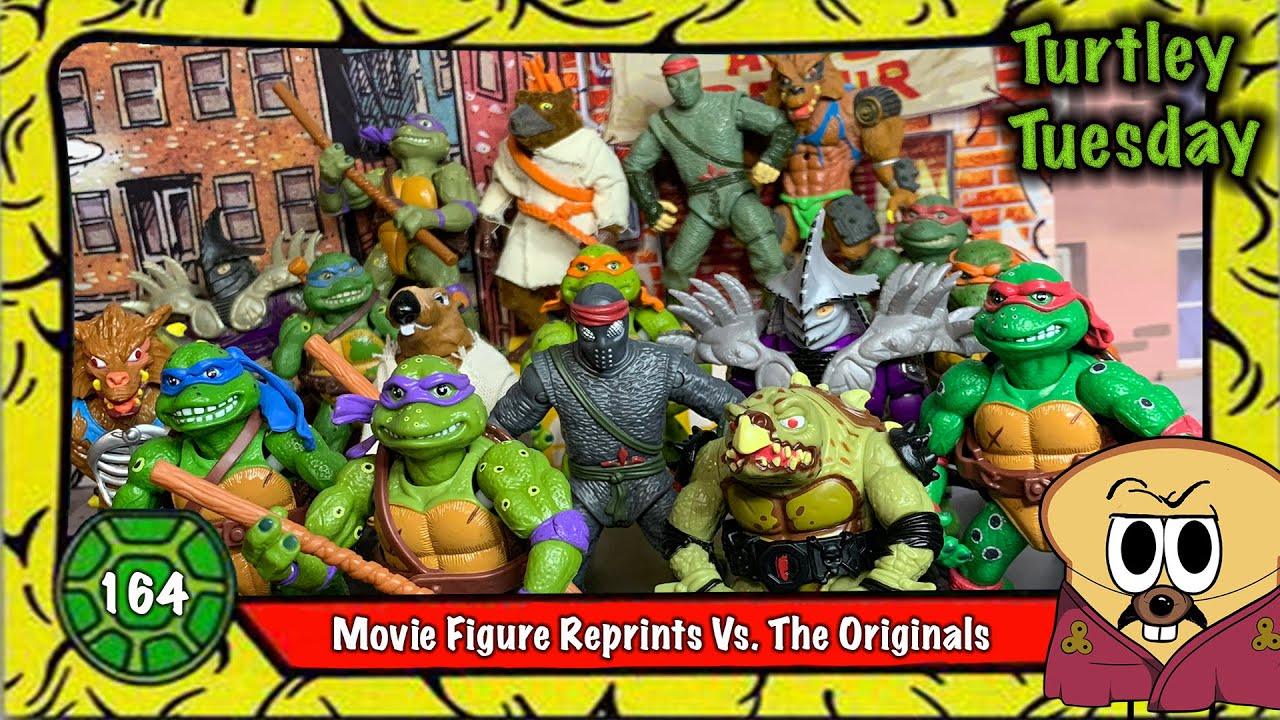 Playmates Movie Star Turtle Reprints Vs  Originals