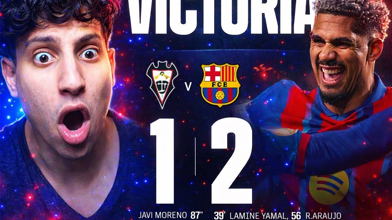 Barcelona 2-1 Albacete GOALS and REACTION