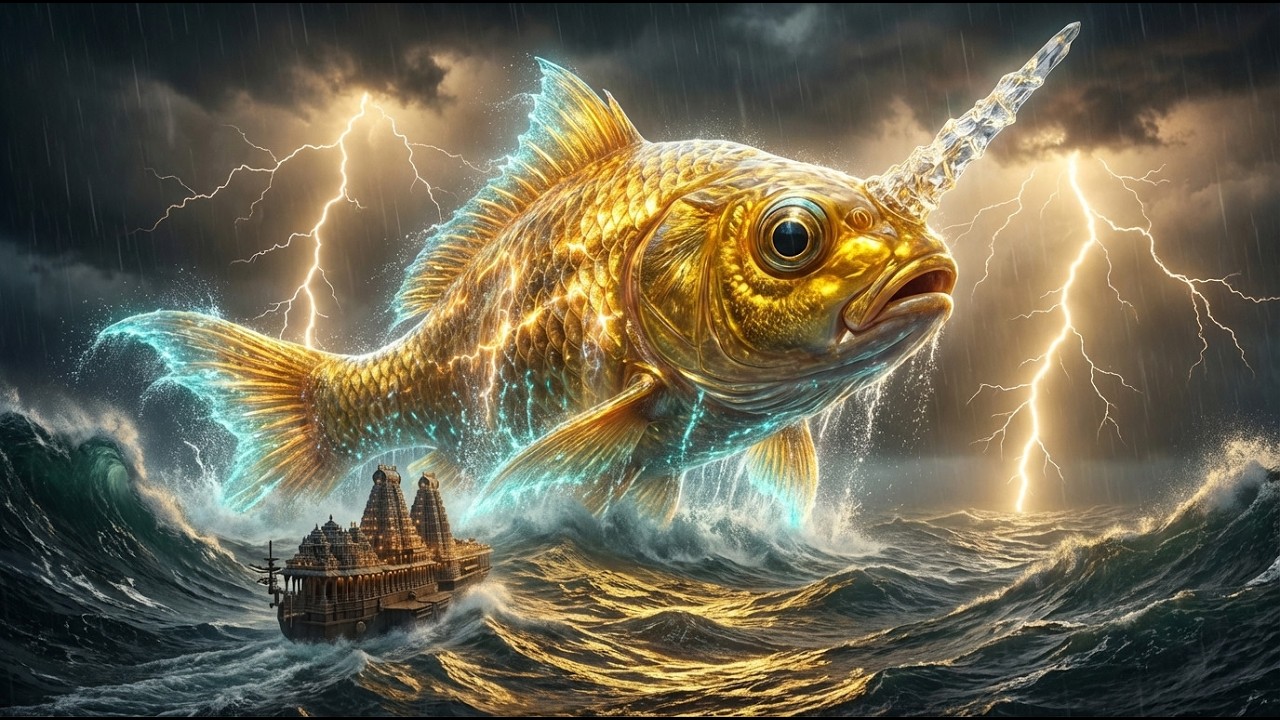 Matsya Avatar: The Great Flood That Saved Humanity | Lord Vishnu’s First Incarnation