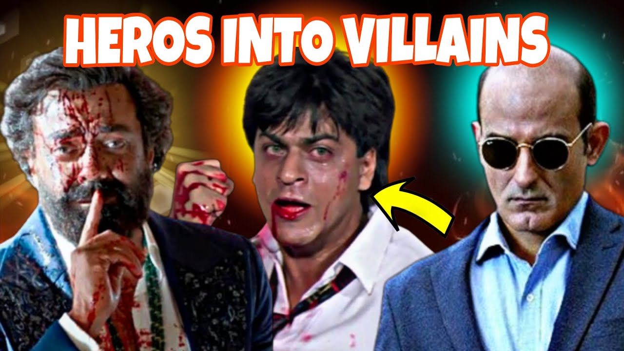 TOP 5 HEROS WHO PLAY VILLAIN ROLL 😱 || MOVIES MAN ||