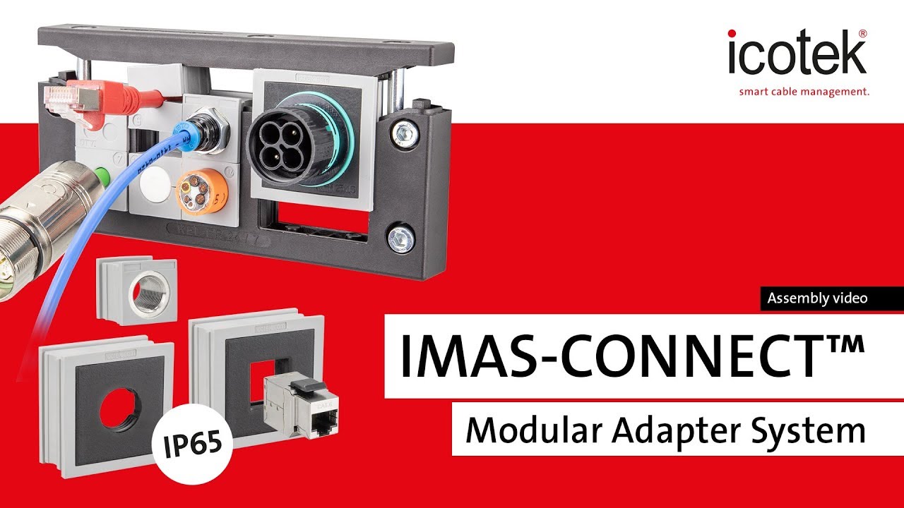 IMAS-CONNECT™ - Modular adapter system for icotek cable entry frames