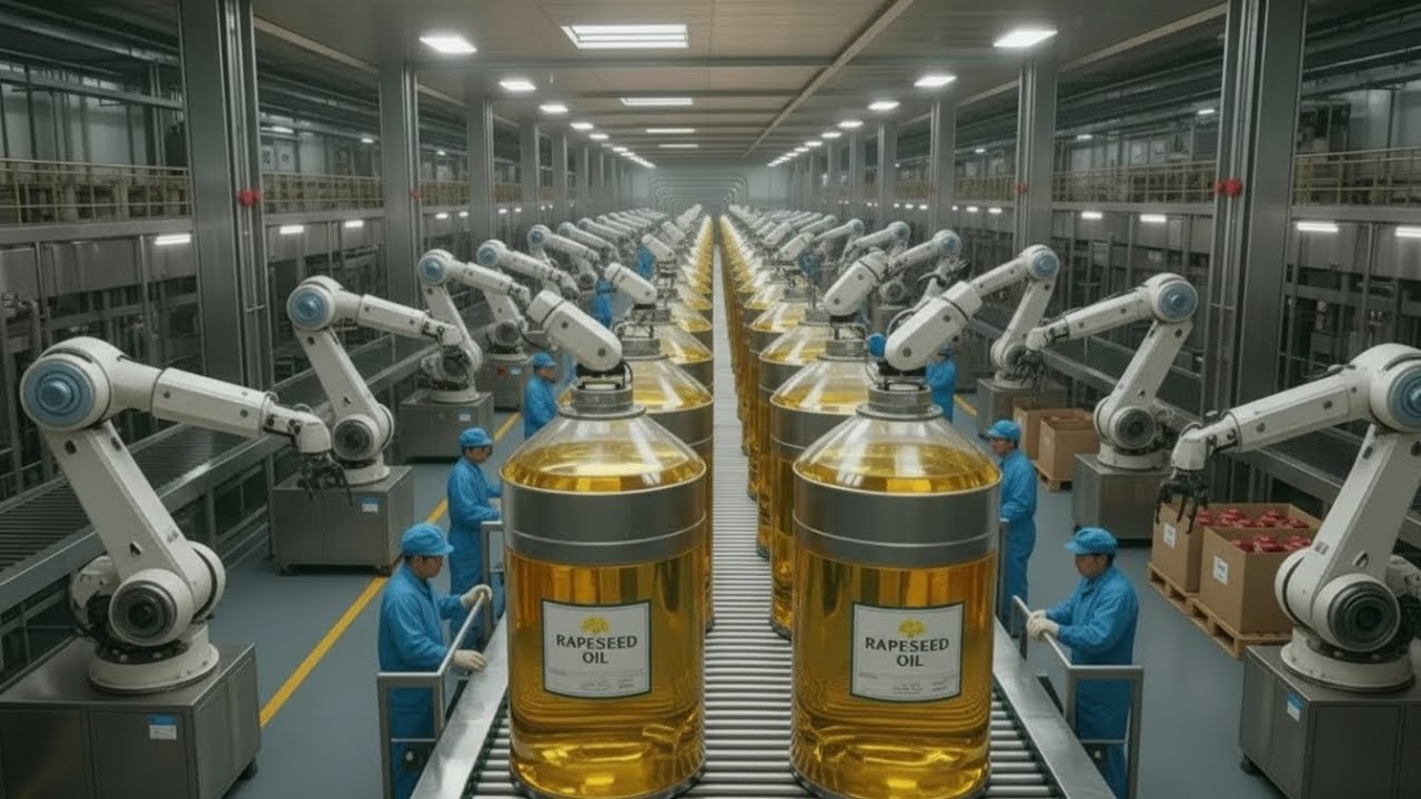 Inside the Modern World&rsquo;s Largest Rapeseed Farm & Factory | Full Processing Process