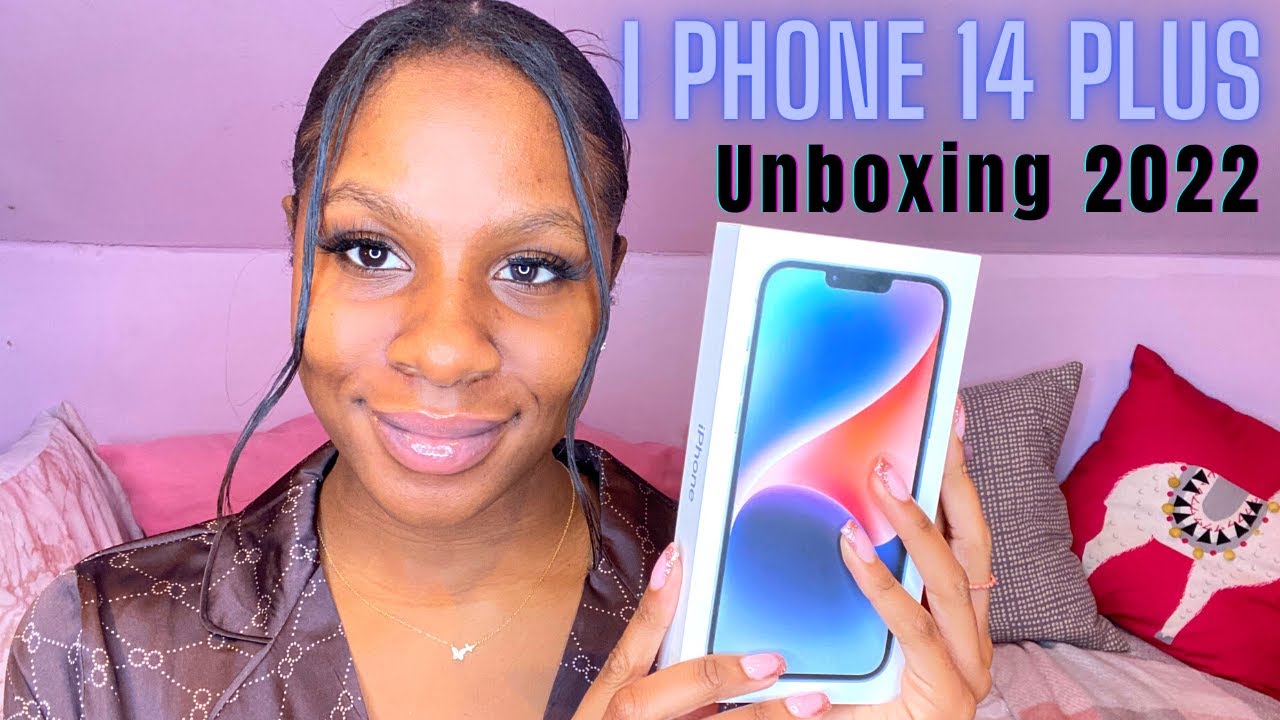 iPhone 14 Plus UNBOXING & FIRST LOOK: new iPhone 14 in Blue | Nayana Mena
