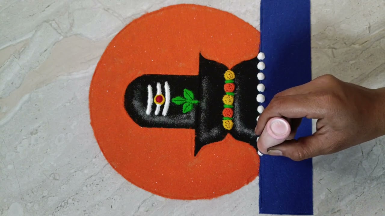Mahashivratri 🔱🌷special rangoli #Shivling rangoli design #महाशिवरात्री स्पेशल रांगोळी डिझाईन#महादेव 