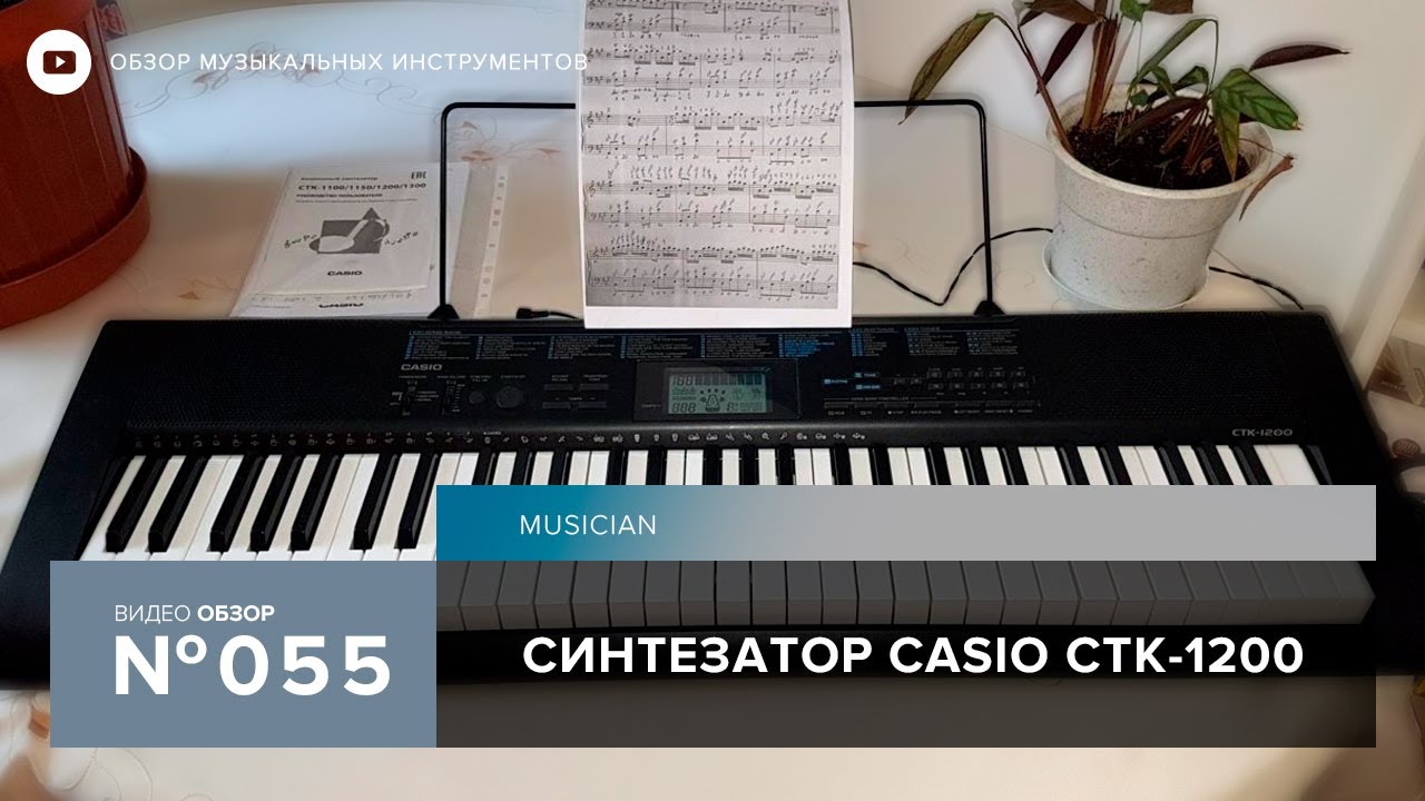 Обзор синтезатора Casio CTK 1200
