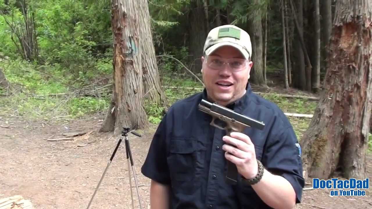 FDE Glock 19 Gen 4 - Shooting with Mag Dump