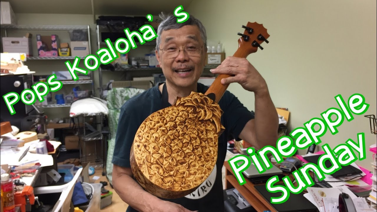 POPS KOALOHA INTRODUCES PINAPPLE SUNDAY PYROGRAPHY CUSTOM