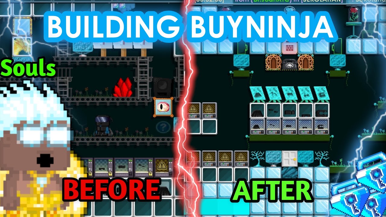 Building BuyNinja New Design (2BGL) - Growtopia