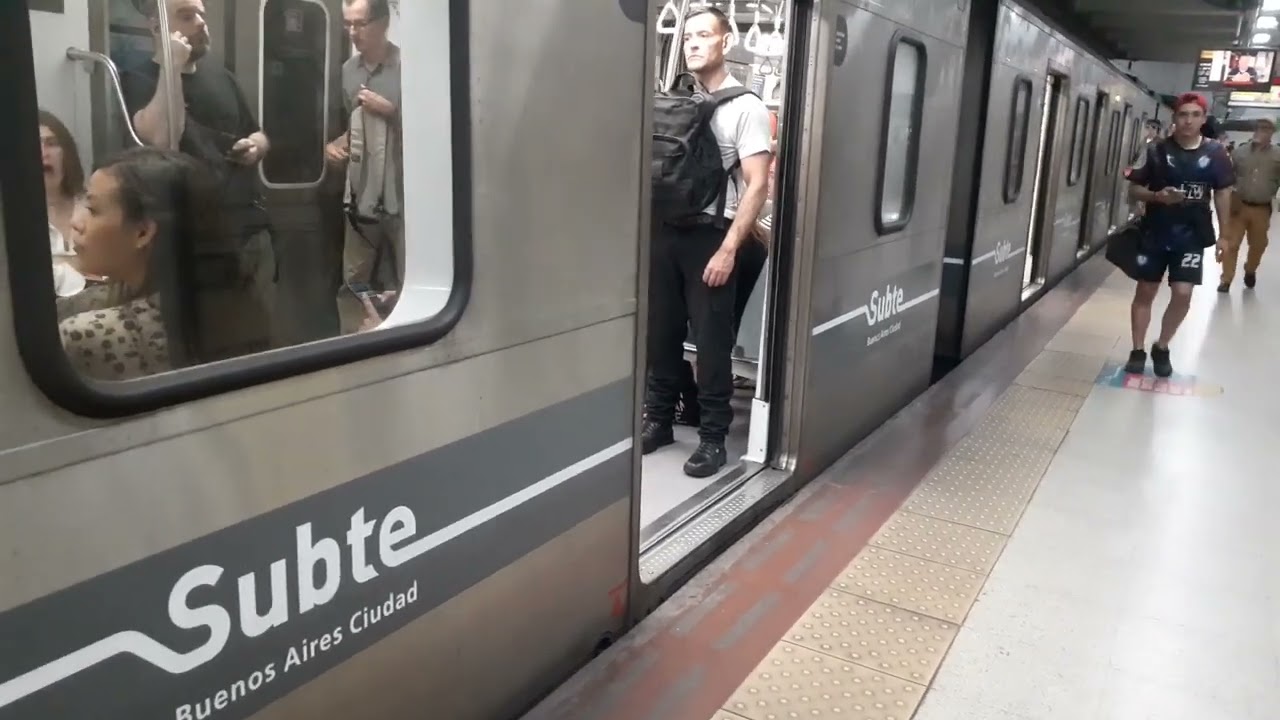 Subte L&iacute;nea D - Nuevo ALSTOM 300 cabina 329 P por Olleros!
