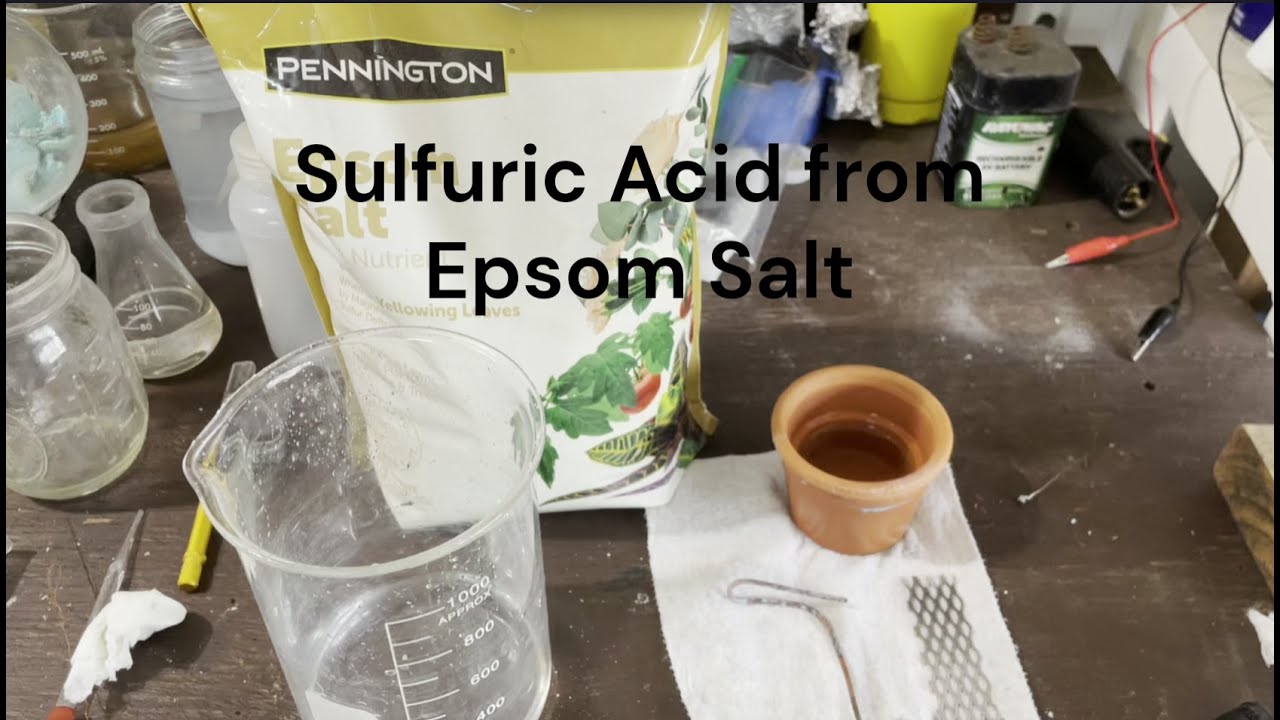 Sulfuric Acid from Epsom Salt