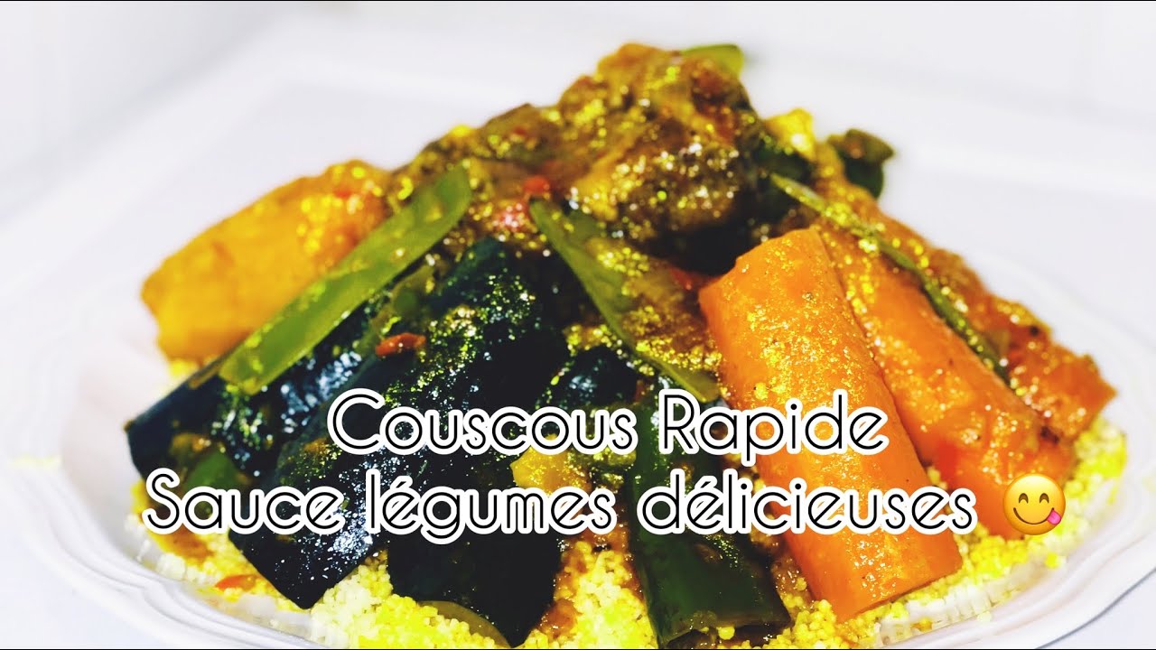 COUSCOUS TRÈS FACILE SANS COUSCOUSSIER et LA MEILLEURE SAUCE LÉGUMES à la viande d’agneau #couscous