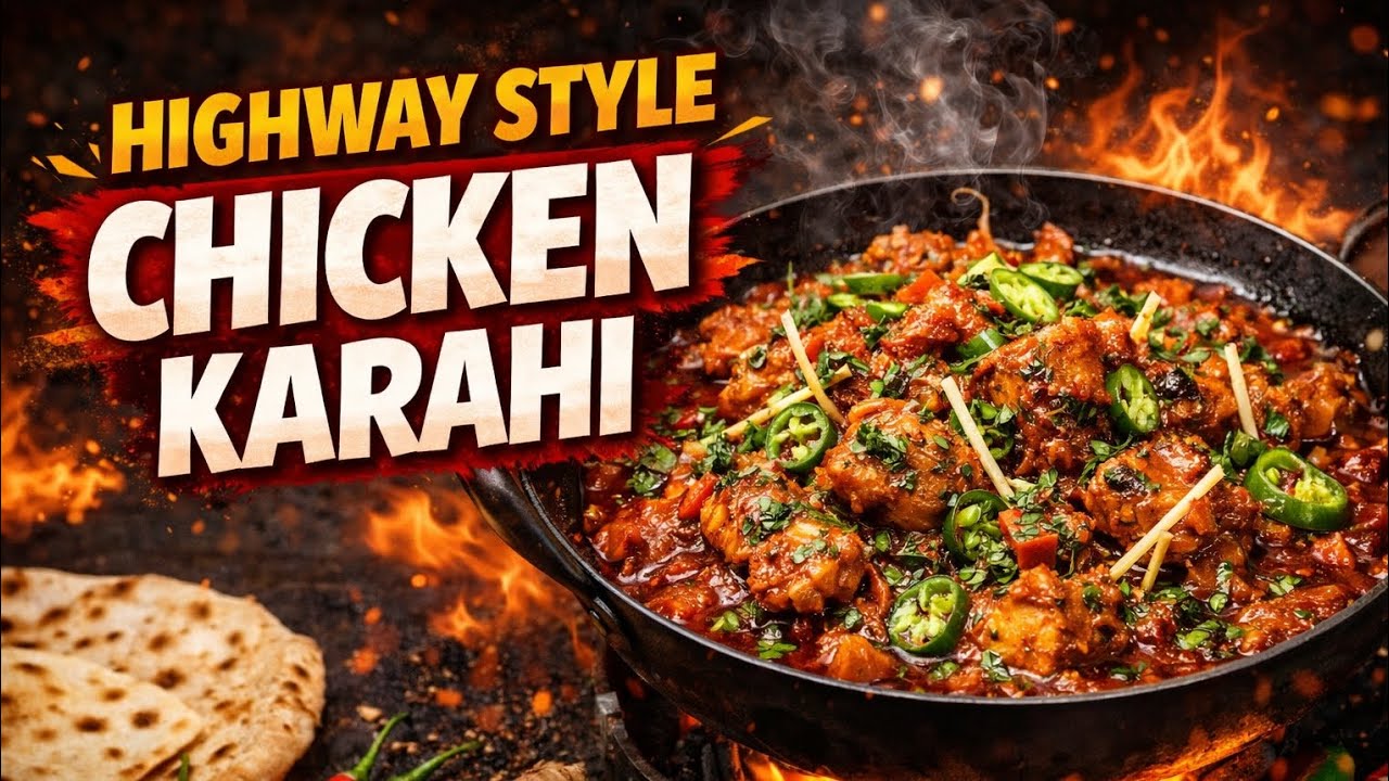 HIGHWAY STYLE CHICKEN 🍗 KARAHI 