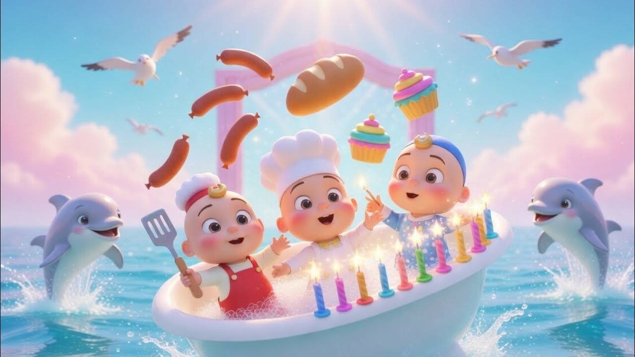 Rub-a-dub-dub 🛁 | 3 Little Men in a Tub Song | Nursery Rhymes & Kids Songs