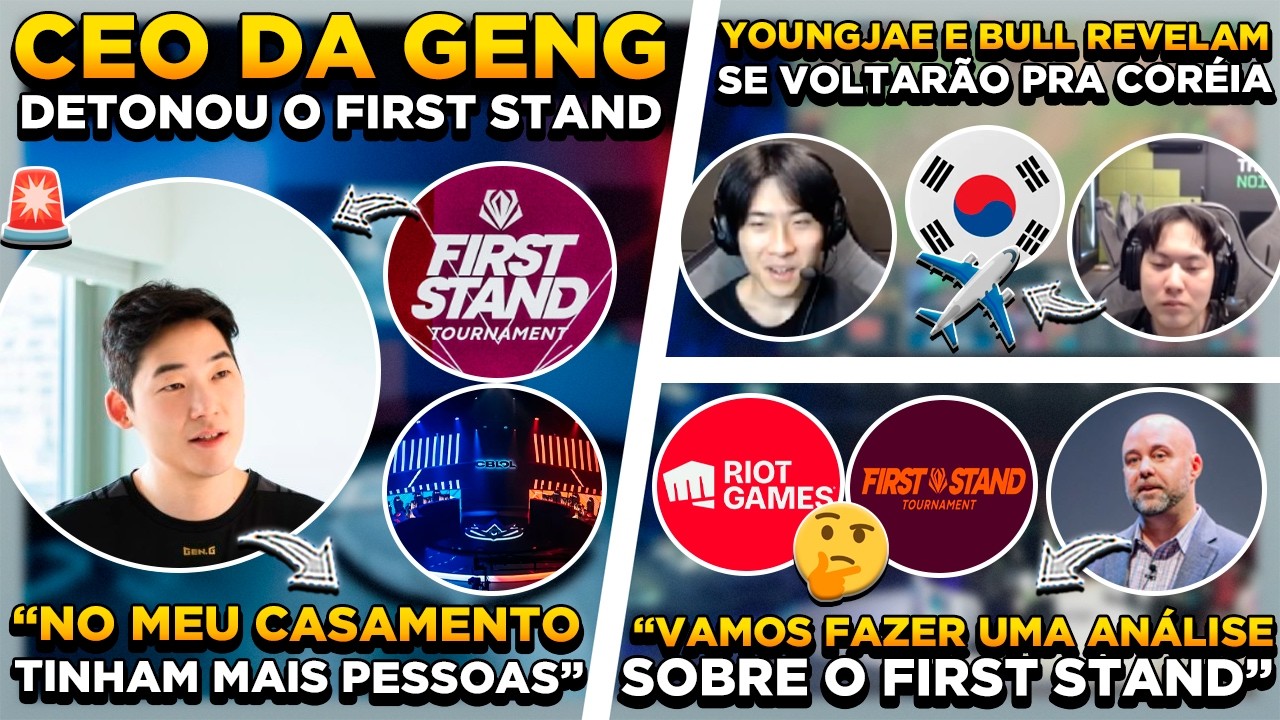 🚨 POLÊMICA ! COMUNIDADE DETONA FIRST STAND ! RIOT RESPONDE CRÍTICAS ! COREANOS LOUD VOLTARÃO PRA KR?
