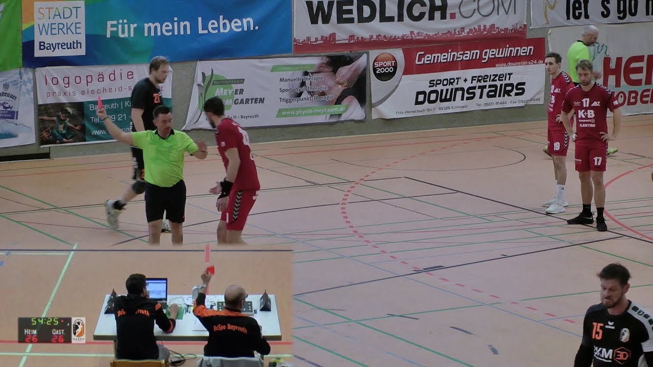 Handballregeln: Rote Karte nach Griff in den Arm