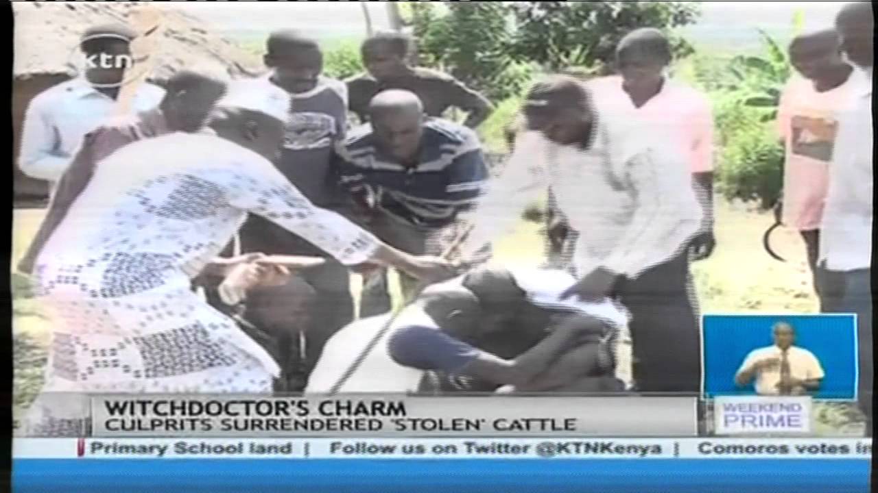 Suspected thieves surrender after witchdoctor's spells