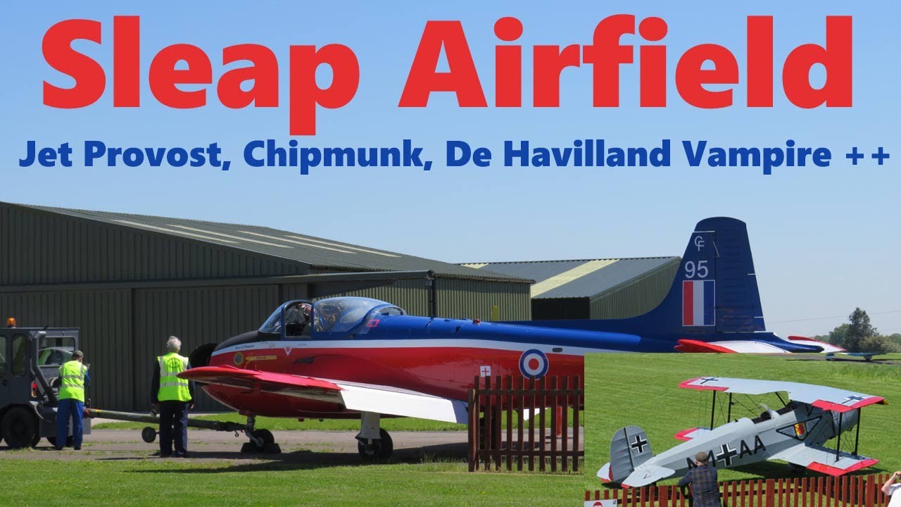 Jet Provost pilot gives it the beans! | Fun at Sleap airfield - an old WW2 RAF base