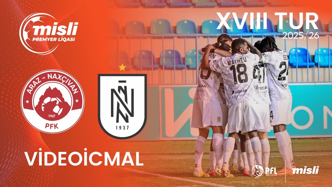 Misli Premyer Liqası 2025/2026 XVIII tur “Araz - Naxçıvan” 0–4 “Neftçi”