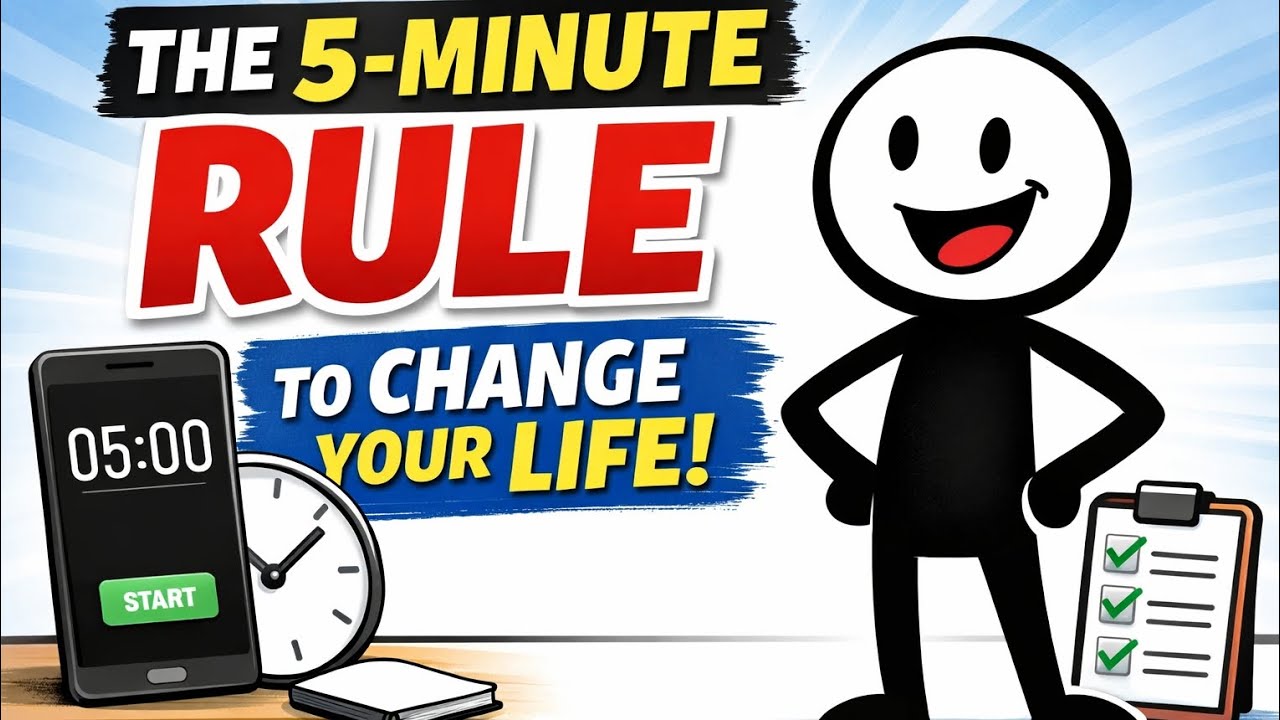 Just 5 Minutes Can Change Your Life (Stop Procrastinating Now)&rdquo;
