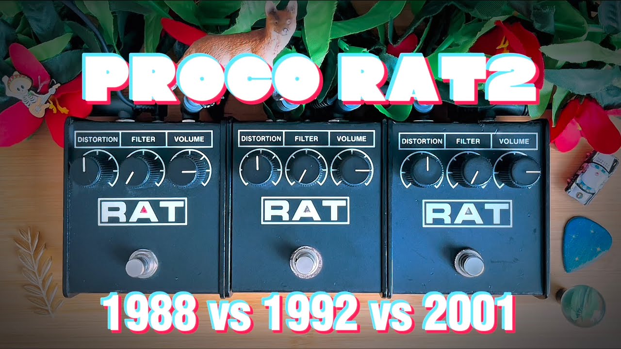 ⚔️ Proco RAT2 Battle | 1987 vs 1992 vs 2002 | LM308 vs OP07  |