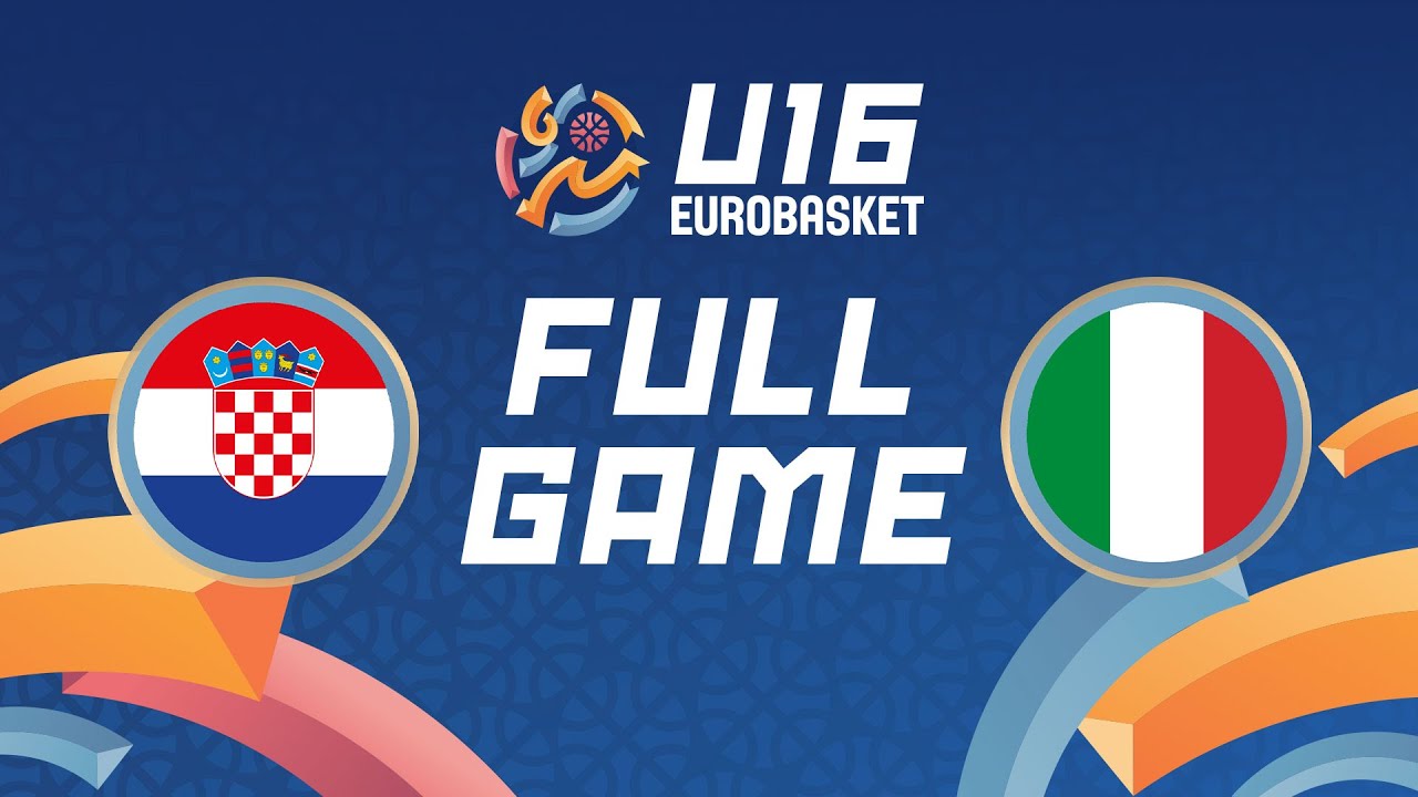 Group Phase | Croatia v Italy | Full Basketball Game | FIBA U16 Women's EuroBasket 2025