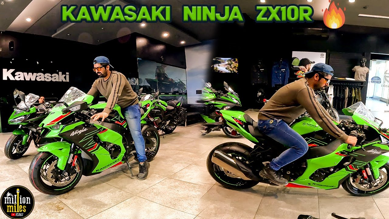 😱KAWASAKI ZX10 R The 🔥DREAM Bike✨ Of Every Youtuber | Kawasaki All Bikes Details   | In Ahmedabad |