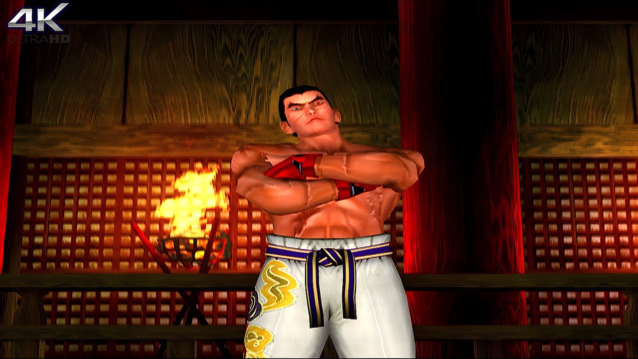 TEKKEN 4 Arcade Mode Story Battle Kazuya Mishima Fight+Ending 4K ULTRA HD 60FPS (PS2) 2023