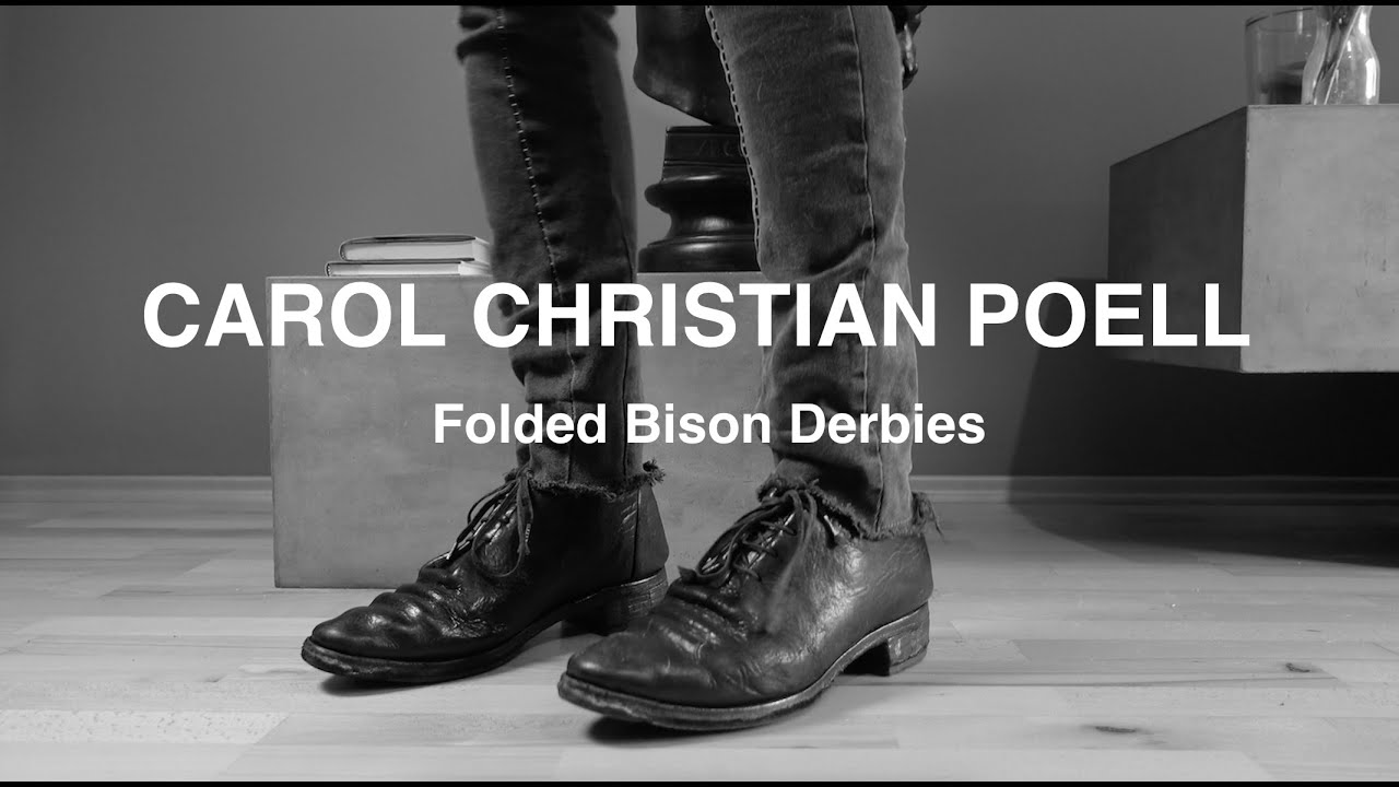 Carol Christian Poell Folded Derbies.