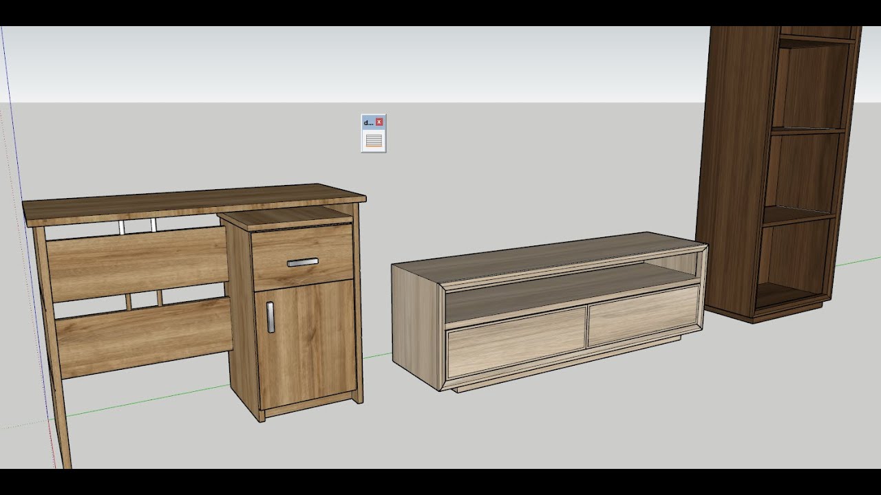Cách gán map vào tủ kệ, sử dụng plugin Align Texture