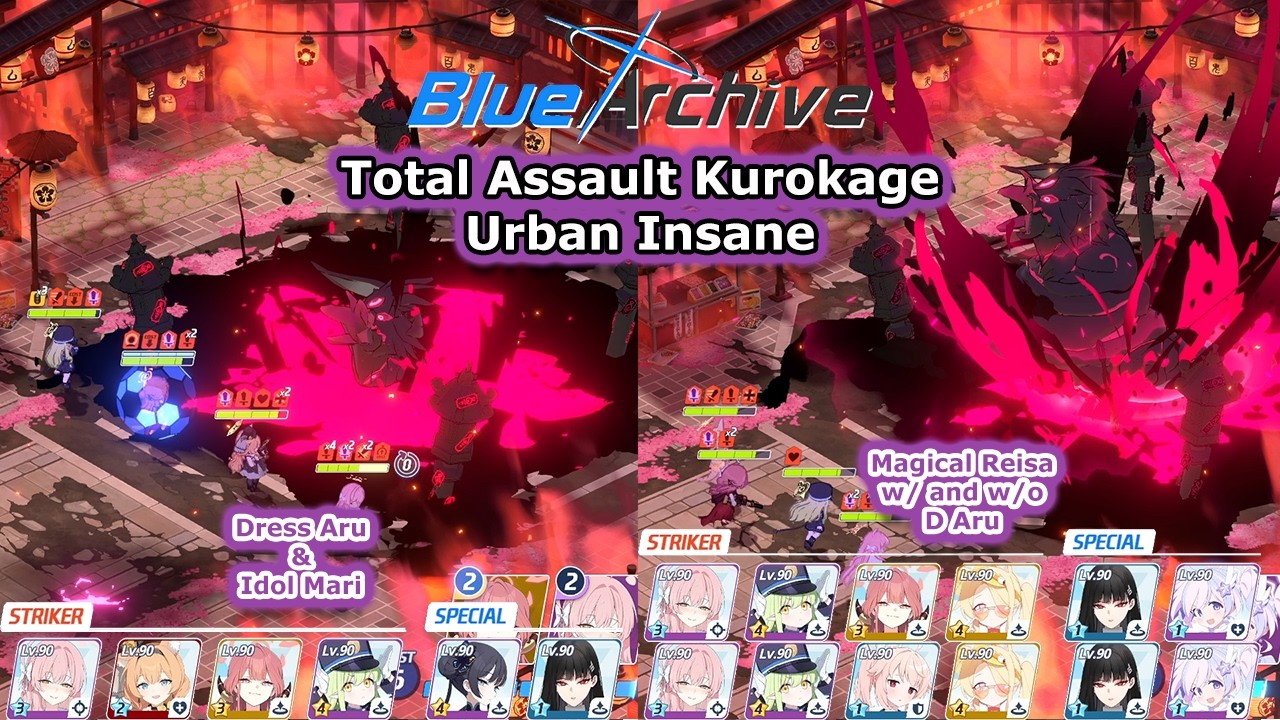 Blue Archive Global - Total Assault Kurokage Insane Urban (Apr'26)