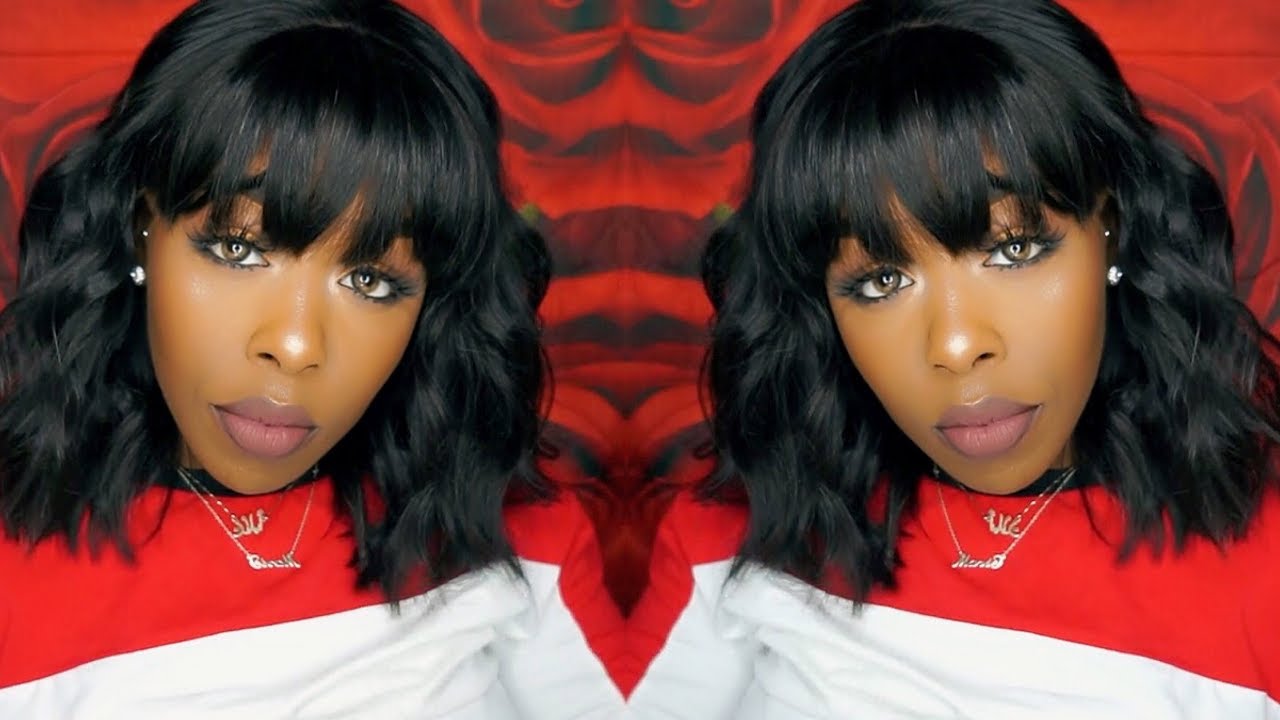 Fall 2018 Glueless Effortless $69 Front Bangs and Messy Curls ft. Chinalacewig.com