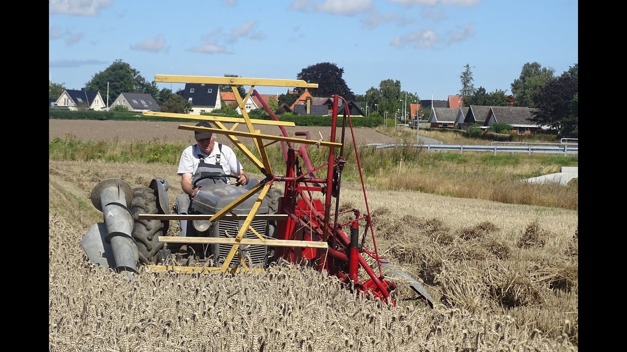 Lumby Møllemarked selvbinder og tærskedag med MVTKF  søndag 17 august 2025