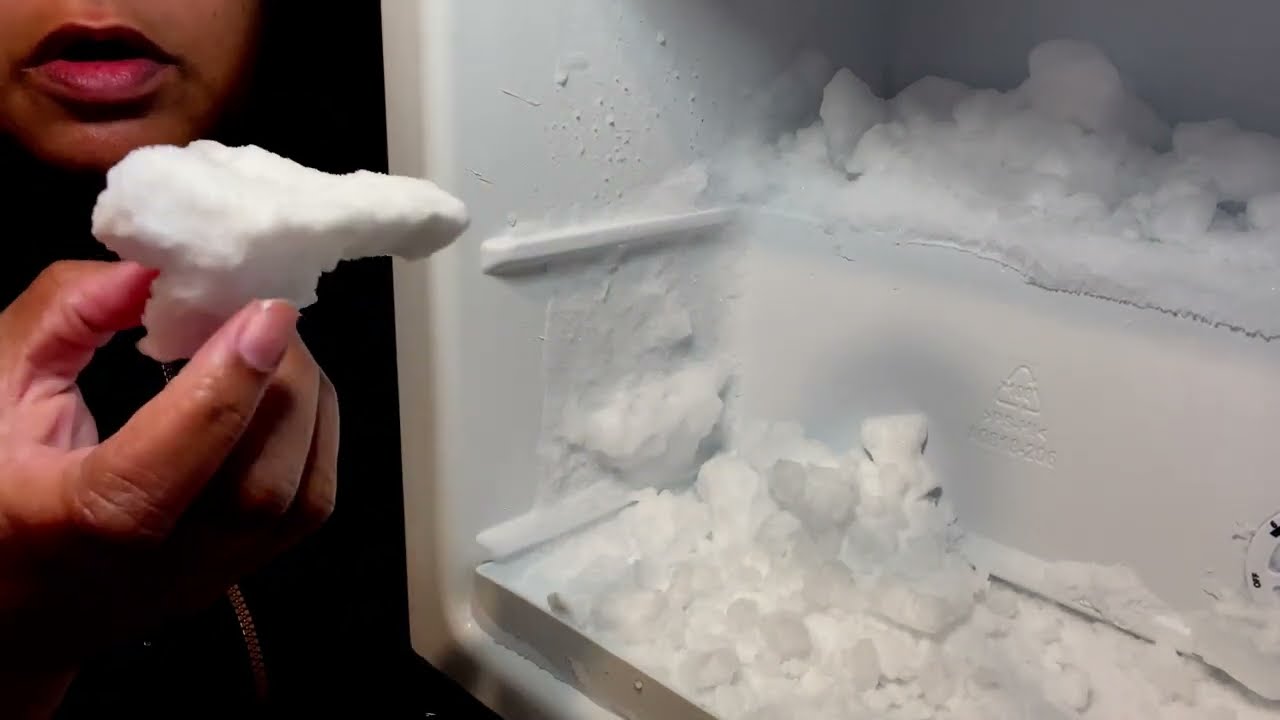 HFF RELAXING CRUNCHES | #asmr #freezerfrost #hff