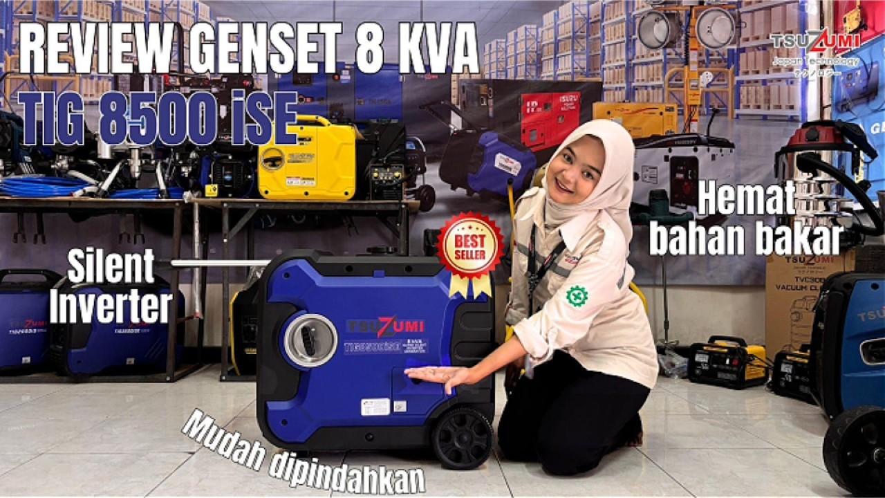 Genset 6500 Watt Tapi Sunyi?! Tsuzumi TIG 8500 ISE Bikin Kaget! | 0878-0103-0101