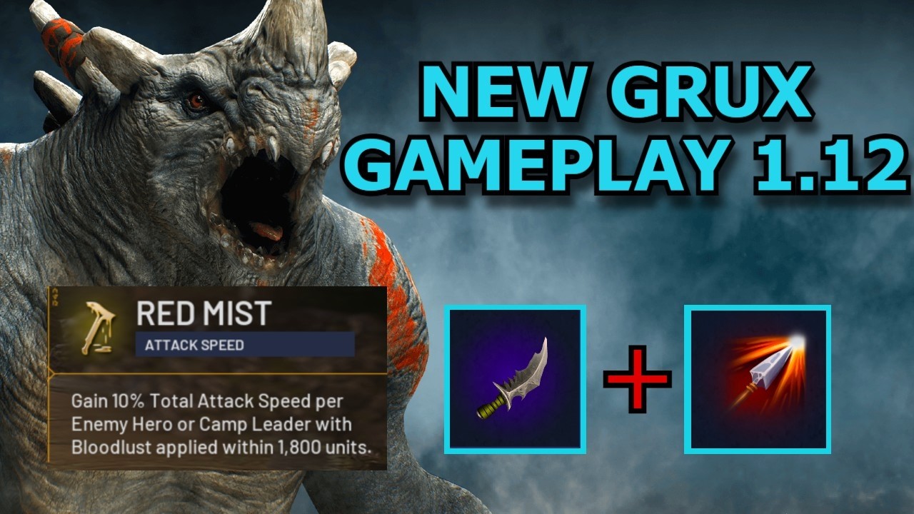 HOW TO PLAY GRUX OFFLANE 1.12 - Predecessor Ranked Gameplay